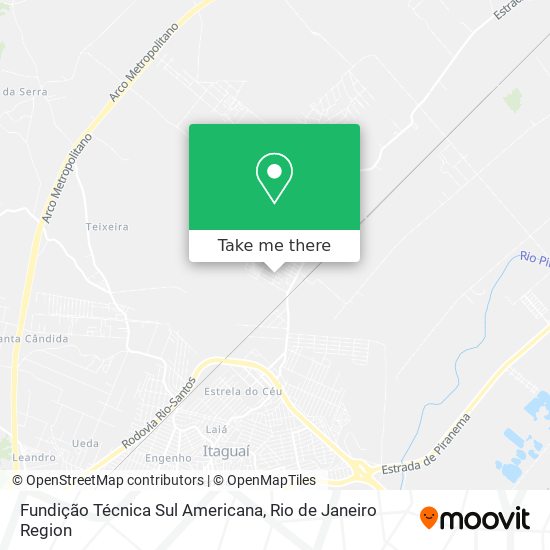 Fundição Técnica Sul Americana map