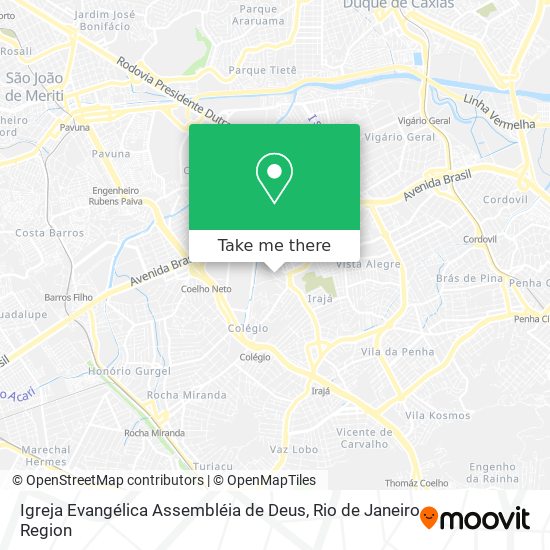 Igreja Evangélica Assembléia de Deus map