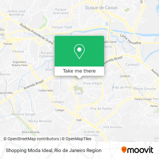 Shopping Moda Ideal map