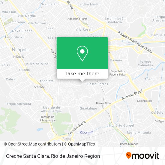 Creche Santa Clara map