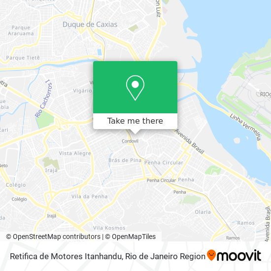 Retifica de Motores Itanhandu map