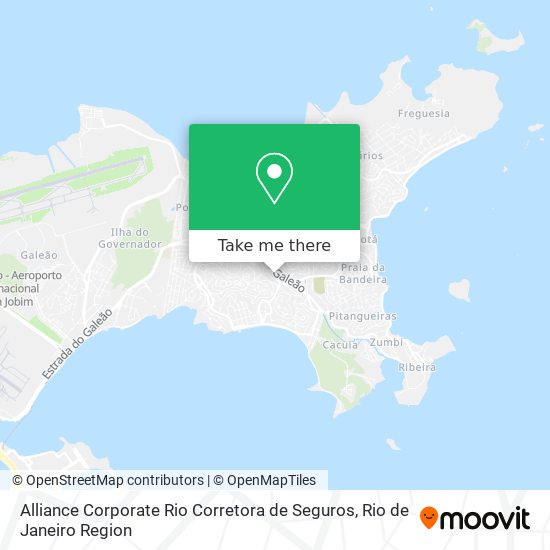 Mapa Alliance Corporate Rio Corretora de Seguros