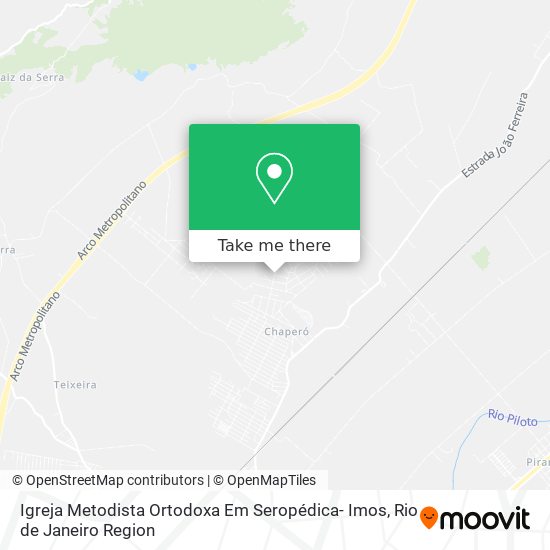 Igreja Metodista Ortodoxa Em Seropédica- Imos map