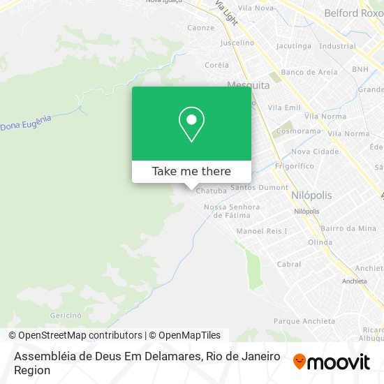 Assembléia de Deus Em Delamares map