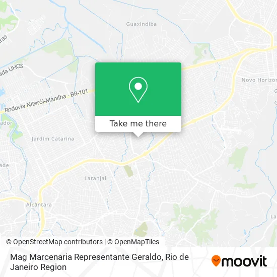 Mag Marcenaria Representante Geraldo map