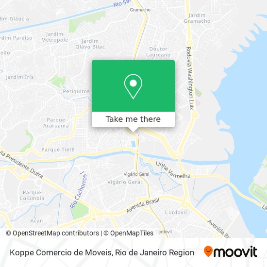 Koppe Comercio de Moveis map