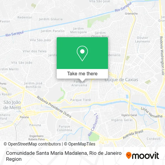 Comunidade Santa Maria Madalena map