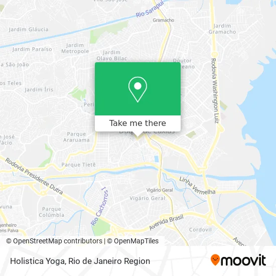 Holistica Yoga map