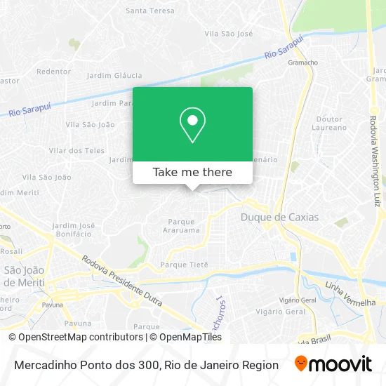 Mercadinho Ponto dos 300 map