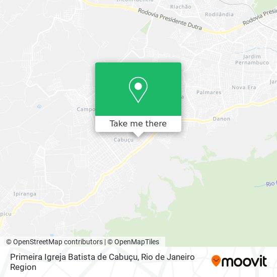 Primeira Igreja Batista de Cabuçu map