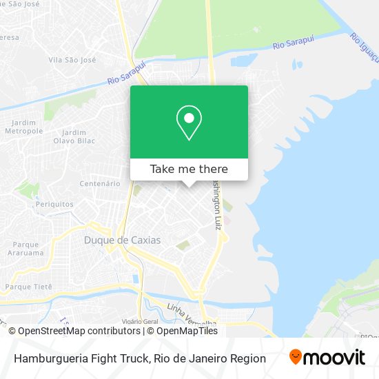 Mapa Hamburgueria Fight Truck