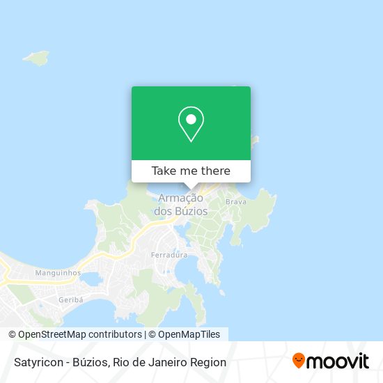 Satyricon - Búzios map