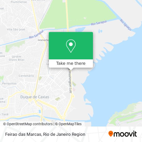 Feirao das Marcas map