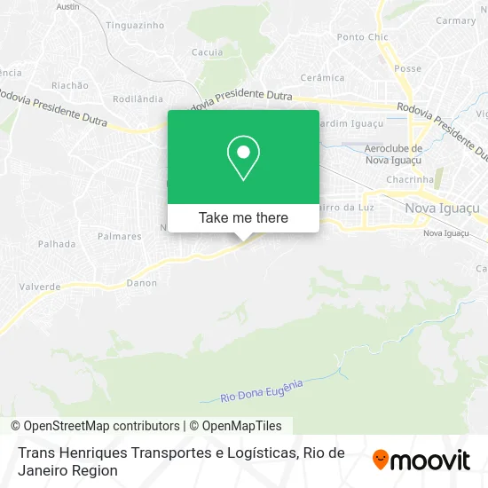 Trans Henriques Transportes e Logísticas map