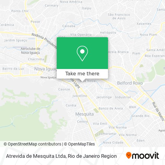 Atrevida de Mesquita Ltda map