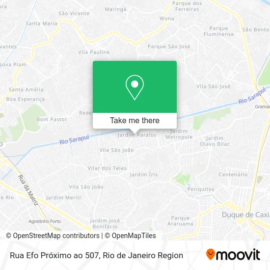 Rua Efo Próximo ao 507 map