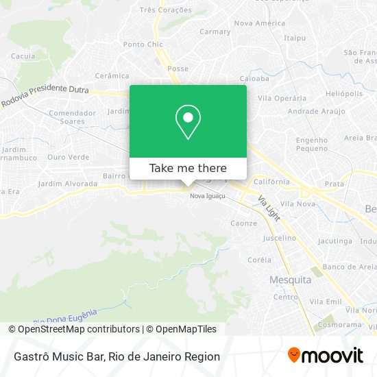 Gastrô Music Bar map