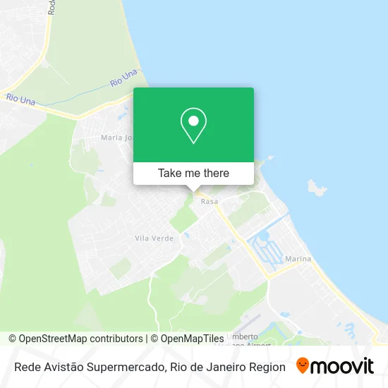 Rede Avistão Supermercado map