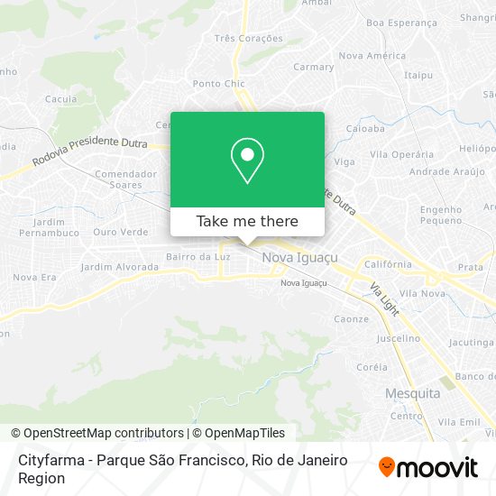 Mapa Cityfarma - Parque São Francisco