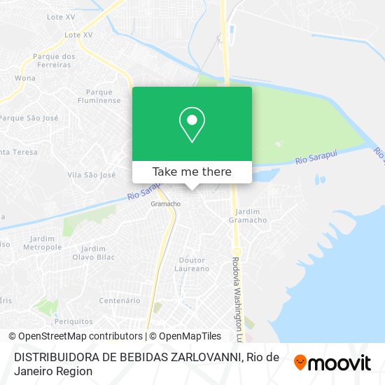 DISTRIBUIDORA DE BEBIDAS ZARLOVANNI map