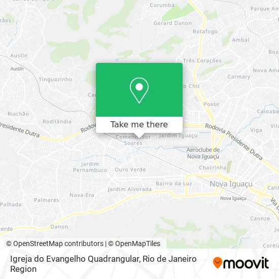 Igreja do Evangelho Quadrangular map