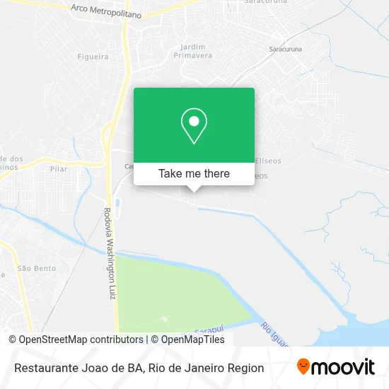 Restaurante Joao de BA map