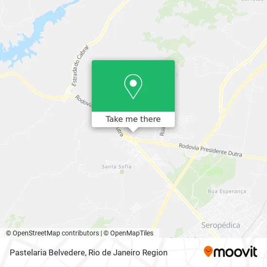 Pastelaria Belvedere map