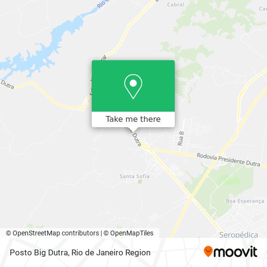 Posto Big Dutra map