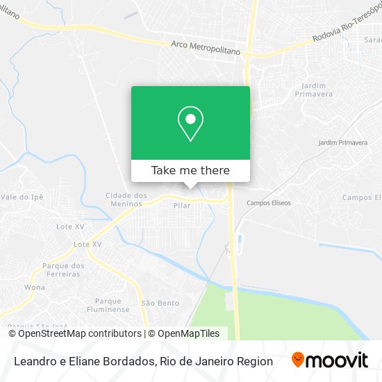 Mapa Leandro e Eliane Bordados