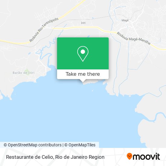 Mapa Restaurante de Celio