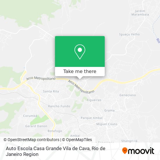 Auto Escola Casa Grande Vila de Cava map