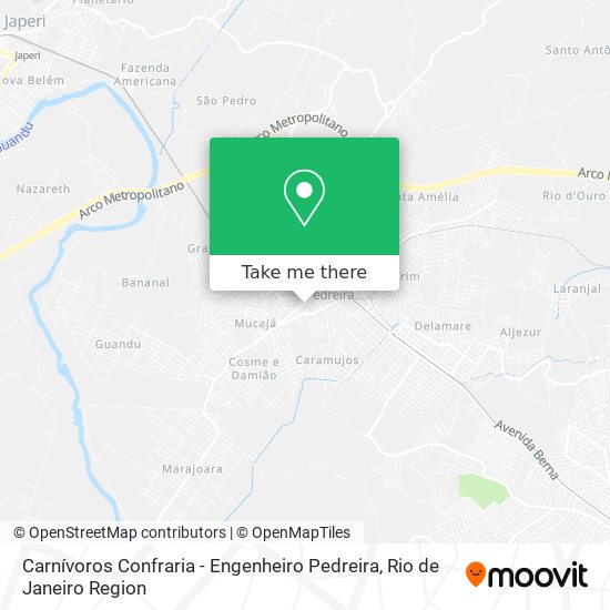 Carnívoros Confraria - Engenheiro Pedreira map