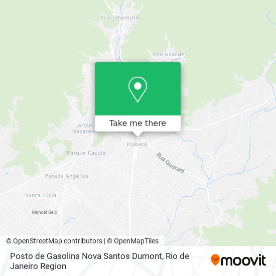 Posto de Gasolina Nova Santos Dumont map