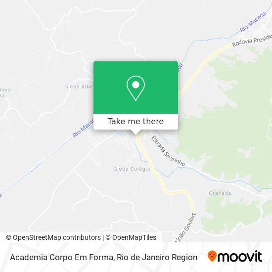 Academia Corpo Em Forma map
