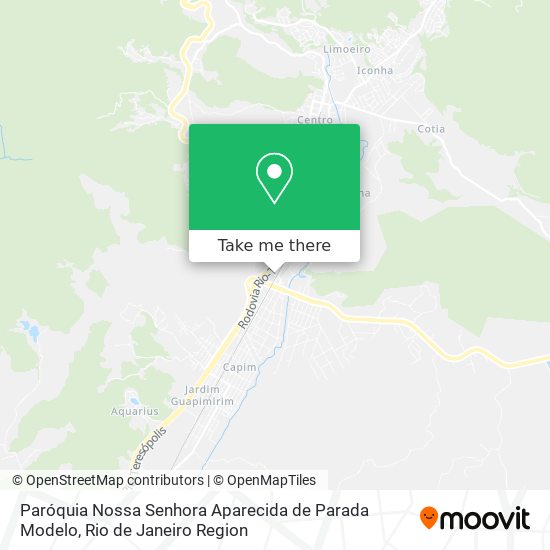 Paróquia Nossa Senhora Aparecida de Parada Modelo map