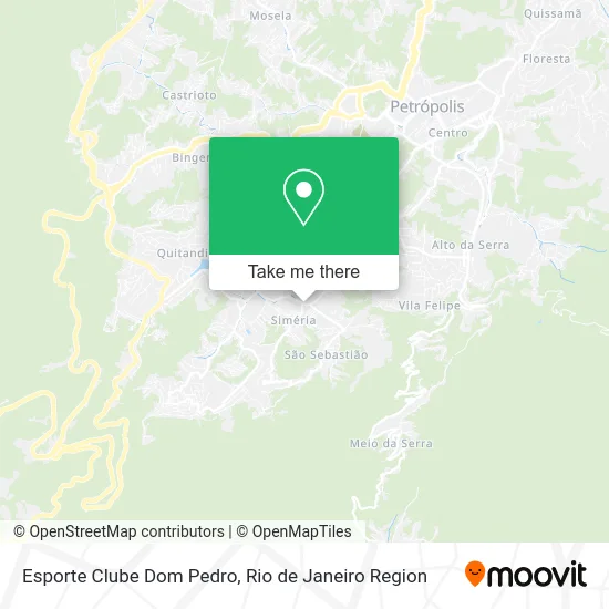 Esporte Clube Dom Pedro map