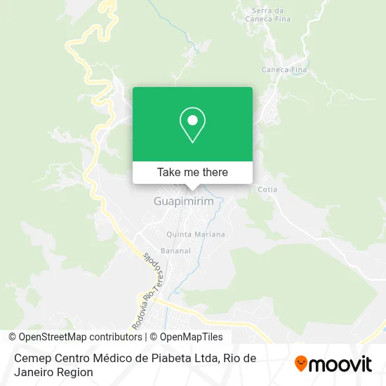 Cemep Centro Médico de Piabeta Ltda map