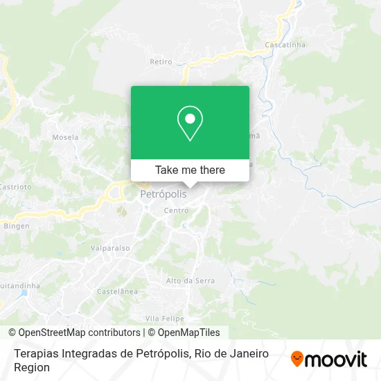 Terapias Integradas de Petrópolis map