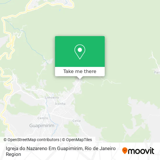 Igreja do Nazareno Em Guapimirim map