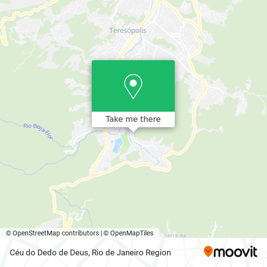 Céu do Dedo de Deus map
