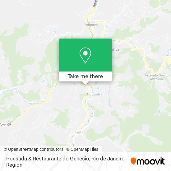 Pousada & Restaurante do Genésio map