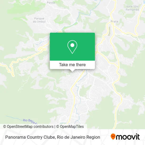 Panorama Country Clube map