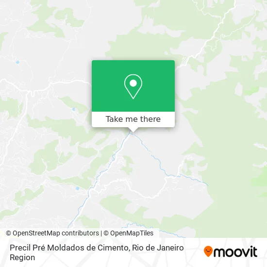 Precil Pré Moldados de Cimento map