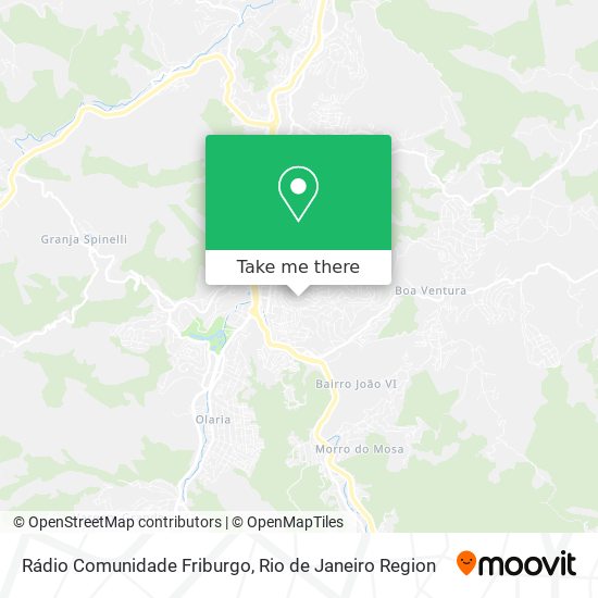 Rádio Comunidade Friburgo map