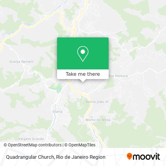 Quadrangular Church map