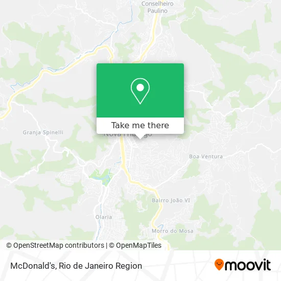 McDonald's map