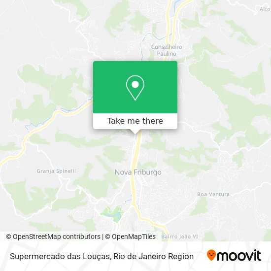 Supermercado das Louças map