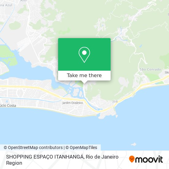 SHOPPING ESPAÇO ITANHANGÁ map