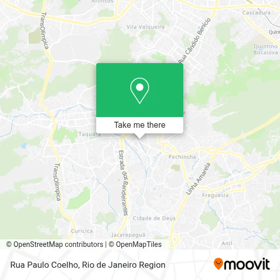 Rua Paulo Coelho map
