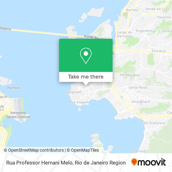 Mapa Rua Professor Hernani Melo